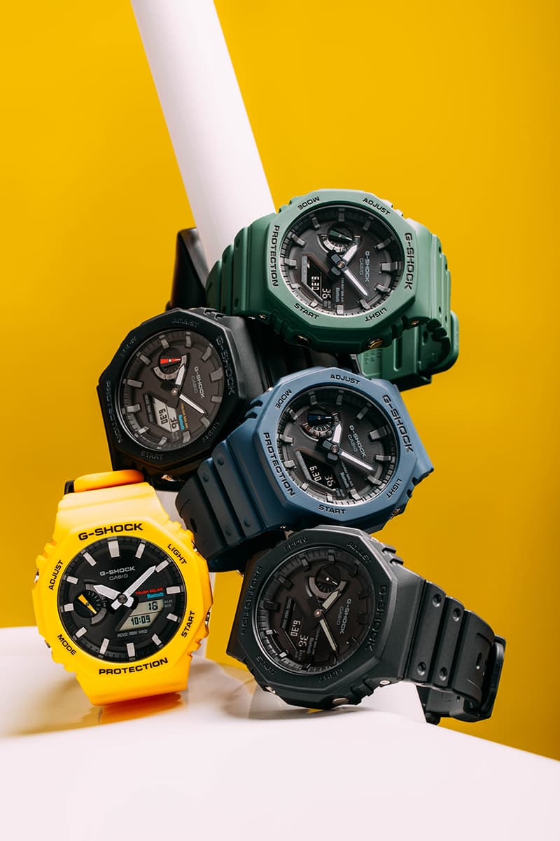 G-SHOCK Upgrades Its CasiOak GA-2100 With Bluetooth and Solar Charging