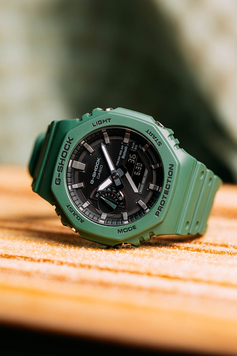 G-SHOCK Upgrades Its CasiOak GA-2100 With Bluetooth and Solar Charging
