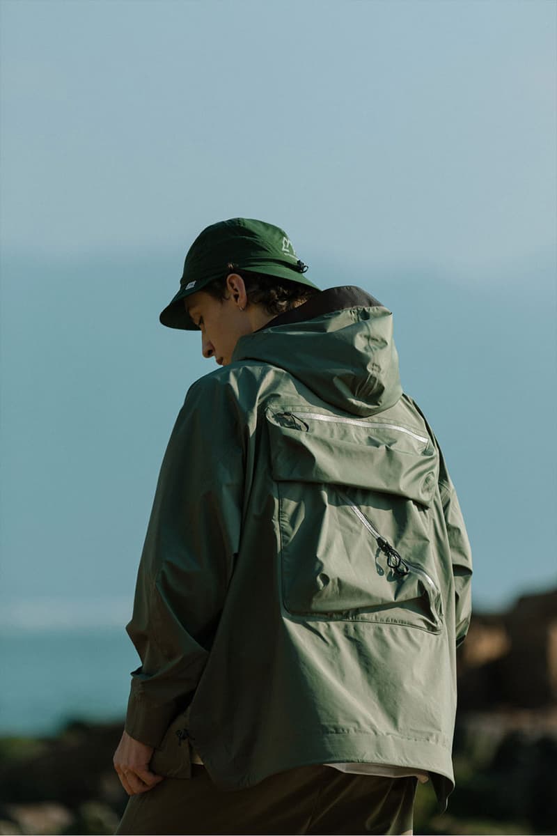 Comfy Outdoor Garments Spring/Summer 2022 Collection HBX Release Info Buy Price Shell Jackets Water Resistant Proof Cargo Pants Nylon Pockets