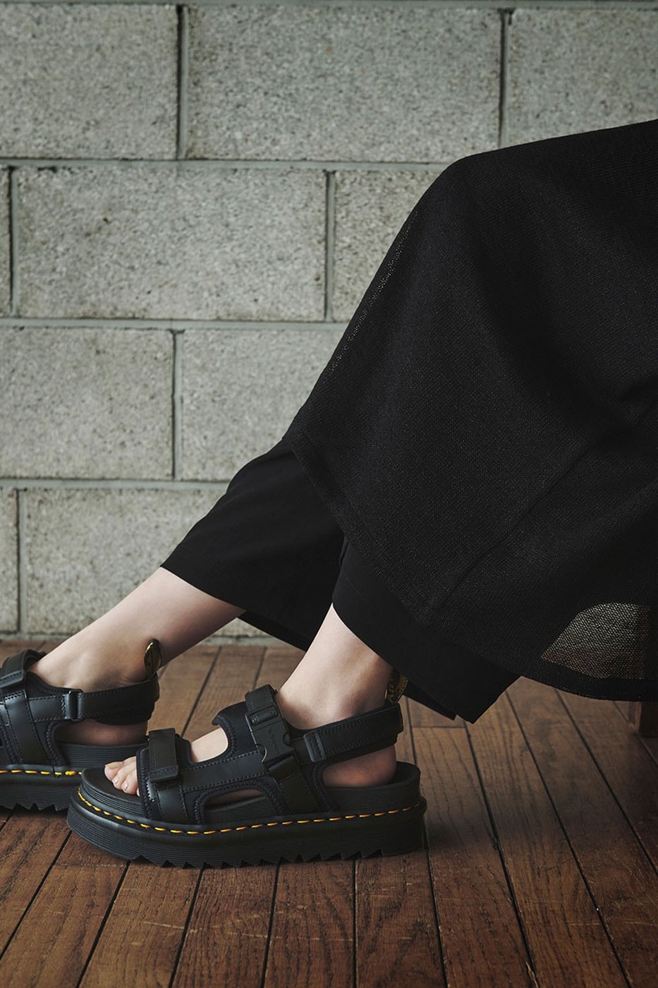 Y's and Dr. Martens Debut Forster Zeb Ys Sandals for SS22 Spring Summer 2022 open toe footwear airwair yellow black white release info date price 