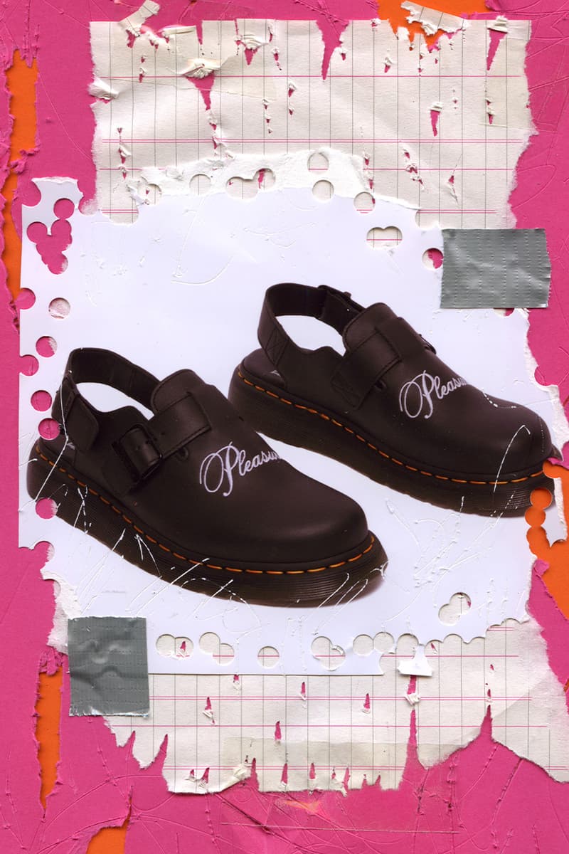 PLEASURES x Dr. Martens Jorge Mule Collaboration Alex James release information 