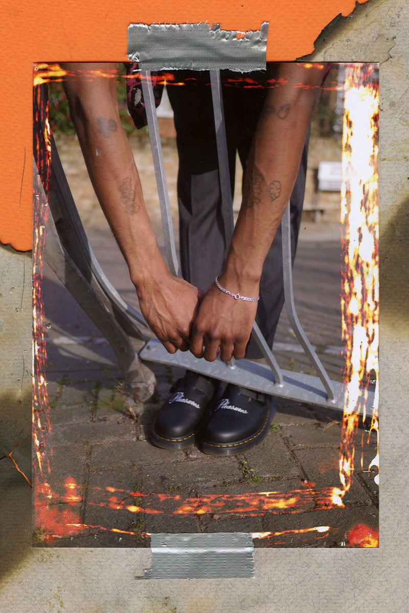 PLEASURES x Dr. Martens Jorge Mule Collaboration Alex James release information 