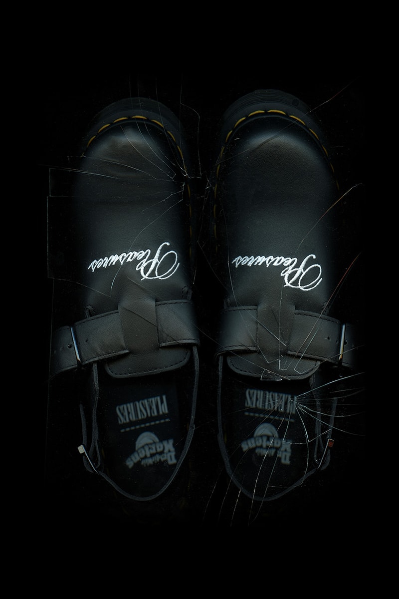 PLEASURES x Dr. Martens Jorge Mule Collaboration Alex James release information 