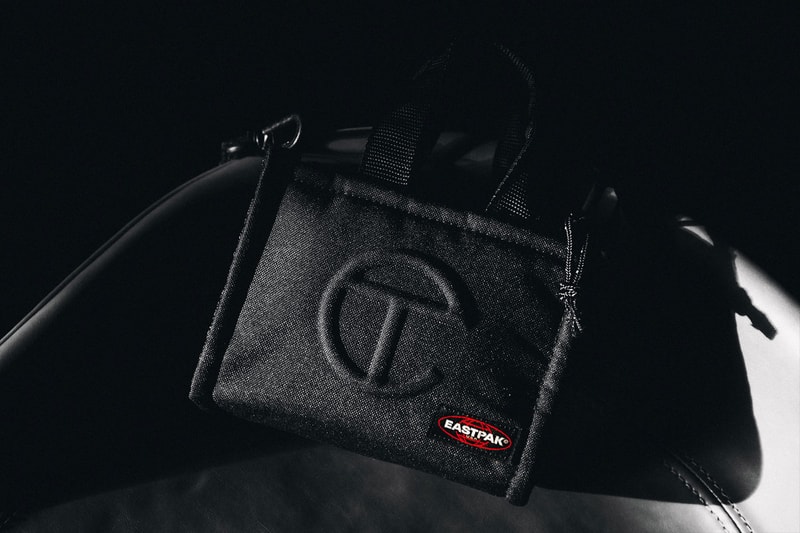 Eastpak Telfar Collaboration Collection HBX Release Info Buy Price Shopper Shopping Bags Circle Velcro Strap Backpack Laptop Padded Shoulder Compartment Carrying Carrier