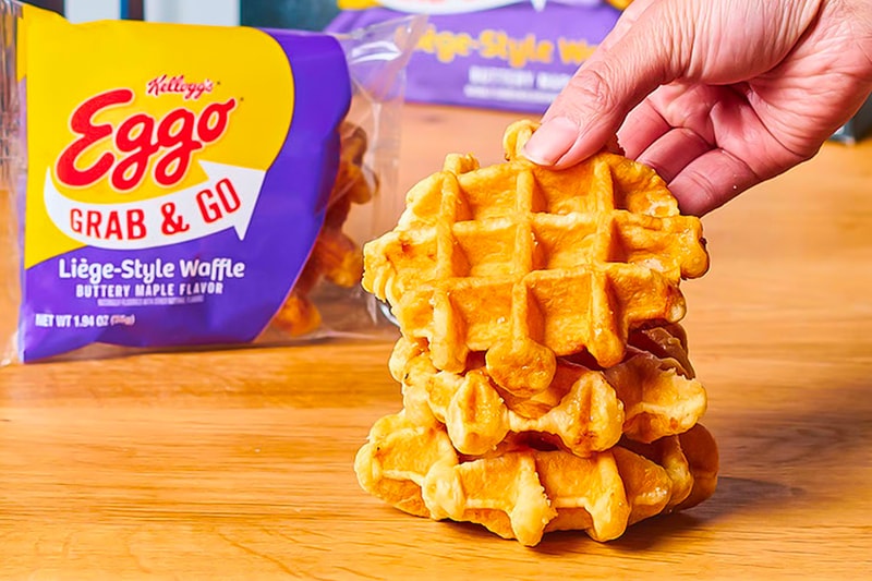 Eggo Grab & Go Liege-Style Waffles Release Info Taste Review Kellogg's
