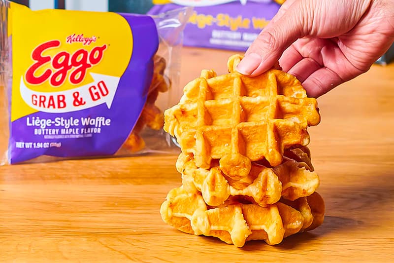 Eggo Grab & Go Liege-Style Waffles Release Info Taste Review Kellogg's