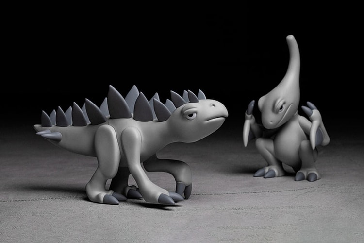 Elbo Drops Ptery and Steggo Dinosaur Vinyl Art Toys