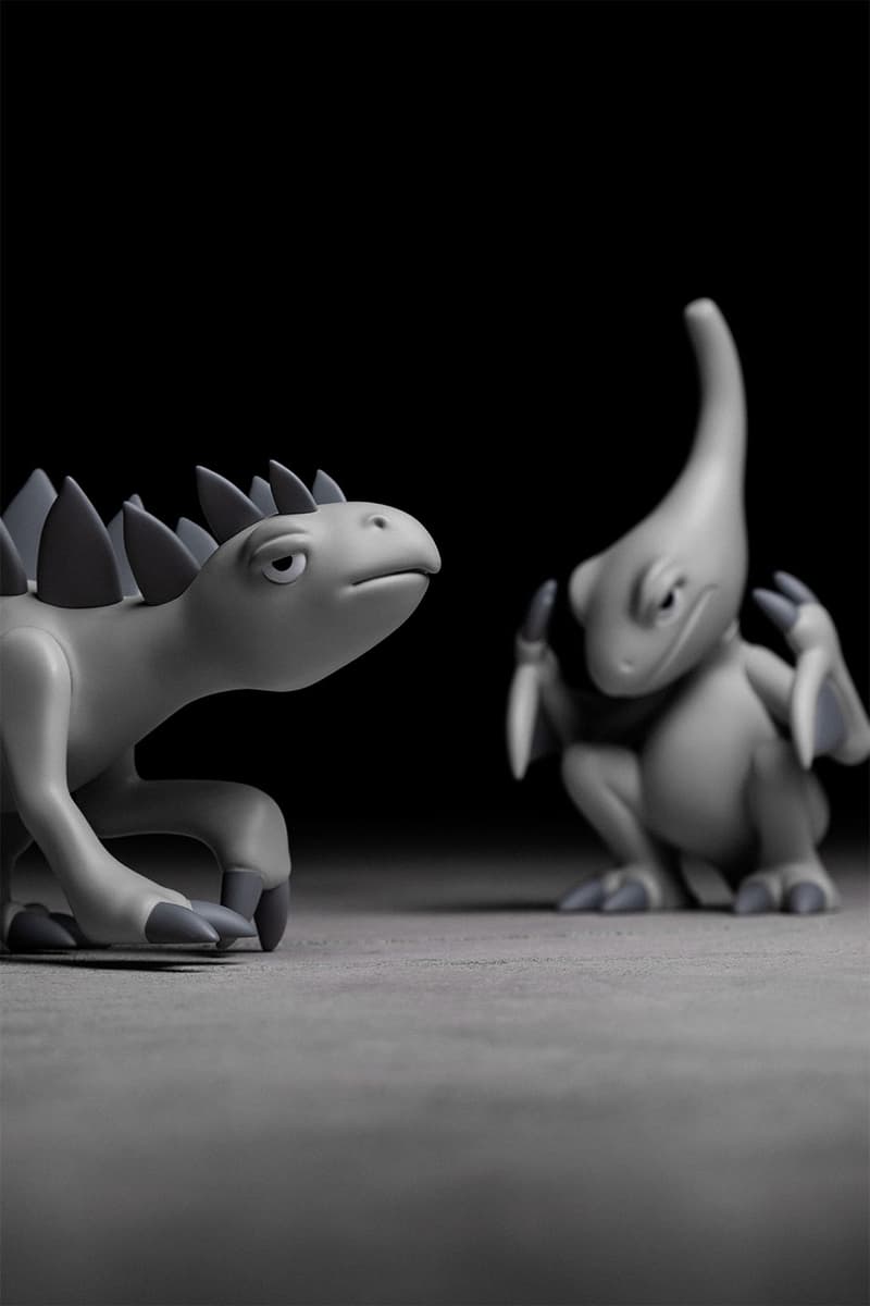 Elbo Glass Ptery Steggo Dinosaur Vinyl Art Toys HBX Release Info