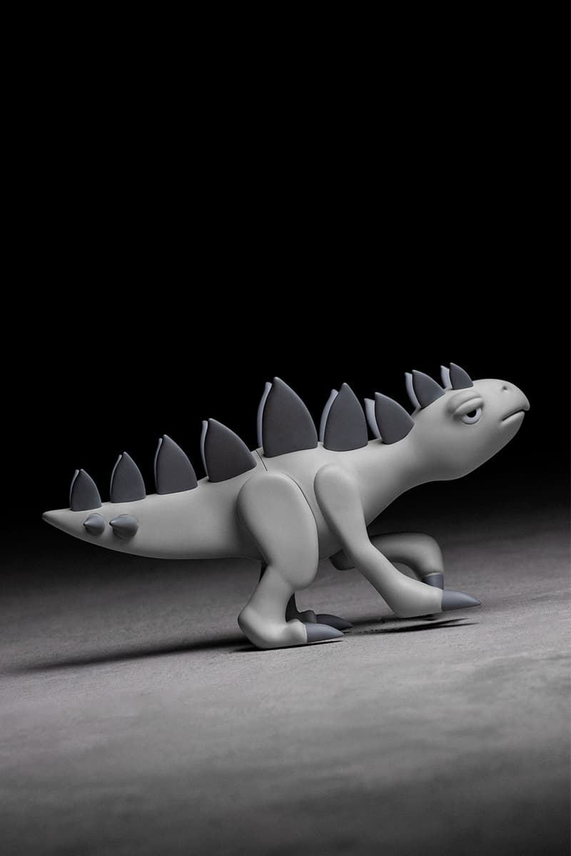 Elbo Glass Ptery Steggo Dinosaur Vinyl Art Toys HBX Release Info