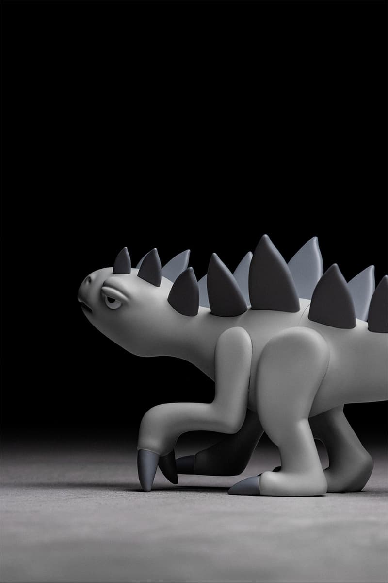 Elbo Glass Ptery Steggo Dinosaur Vinyl Art Toys HBX Release Info