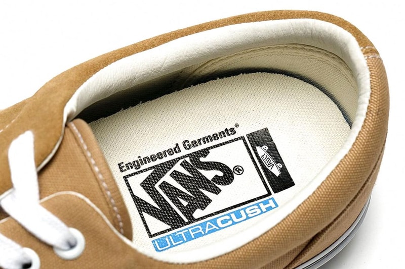 engineered garments vault by vans era collab three years reunite laceless mismatched black white beige suede leather canvas release info date price