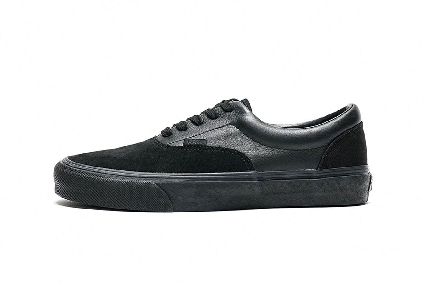 engineered garments vault by vans era collab three years reunite laceless mismatched black white beige suede leather canvas release info date price
