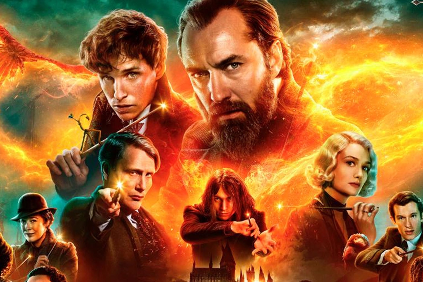 'Fantastic Beasts: Secrets of Dumbledore' Continues To Capture Franchise-low Numbers at Box Office jk rowling jude law eddie redmayne ezra miller 