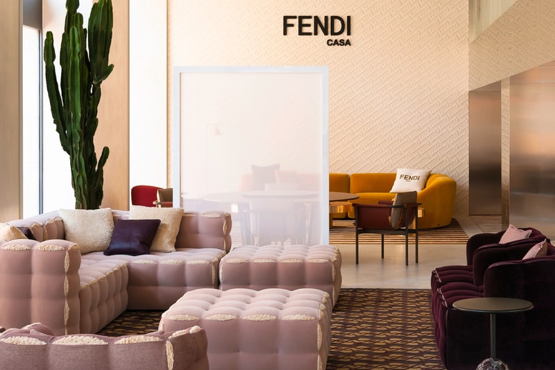 Fendi Casa Opens First Flagship Store in Milan wwd design fashion luxury craftsmanship club house italia silvia venturini fendi palzzo della civilta piazza della scala rome kim jones