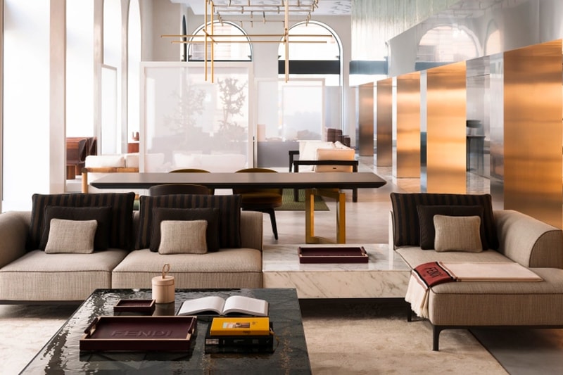 Fendi Casa Opens First Flagship Store in Milan wwd design fashion luxury craftsmanship club house italia silvia venturini fendi palzzo della civilta piazza della scala rome kim jones