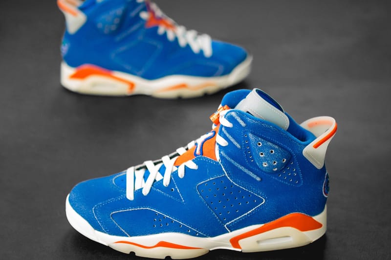 blue and orange jordan 6