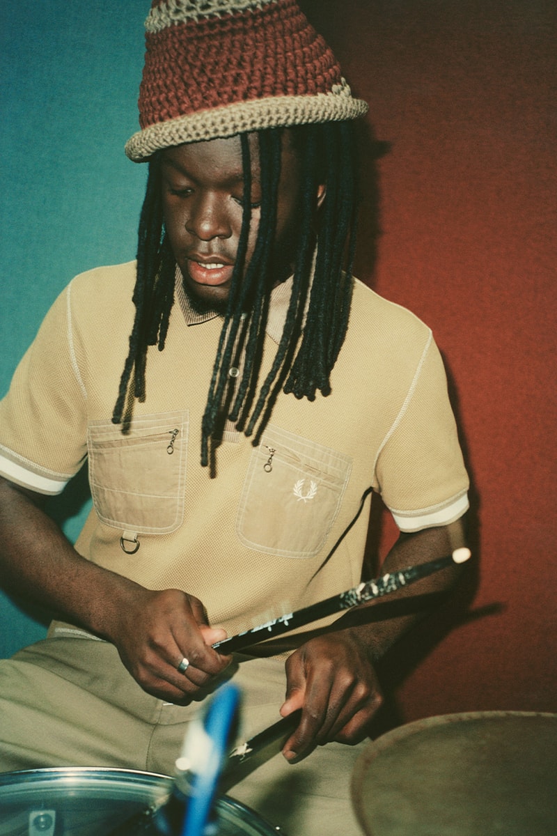 Fred Perry x Nicholas Daley SS22 Collection Info lookbook spring summer 2022