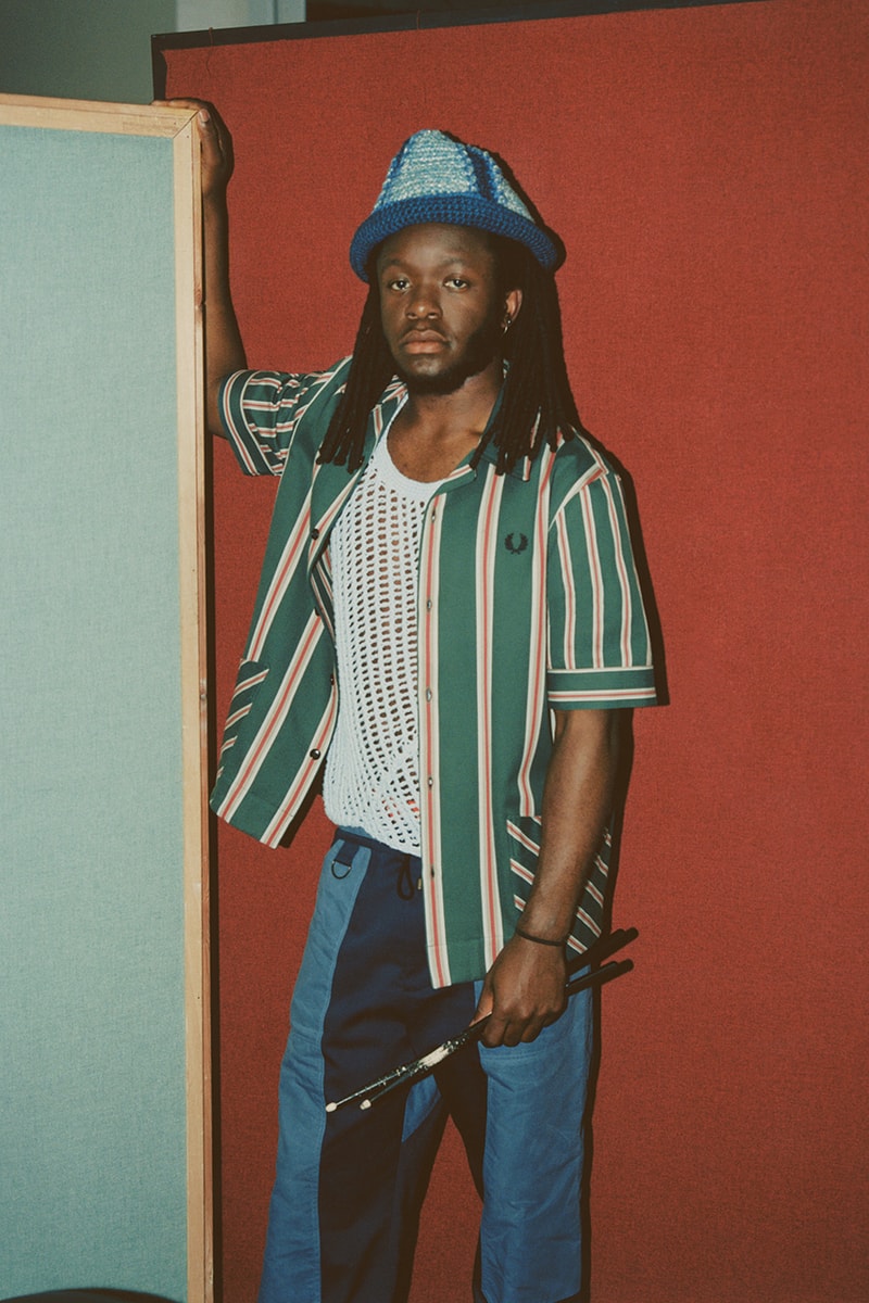 Fred Perry x Nicholas Daley SS22 Collection Info lookbook spring summer 2022