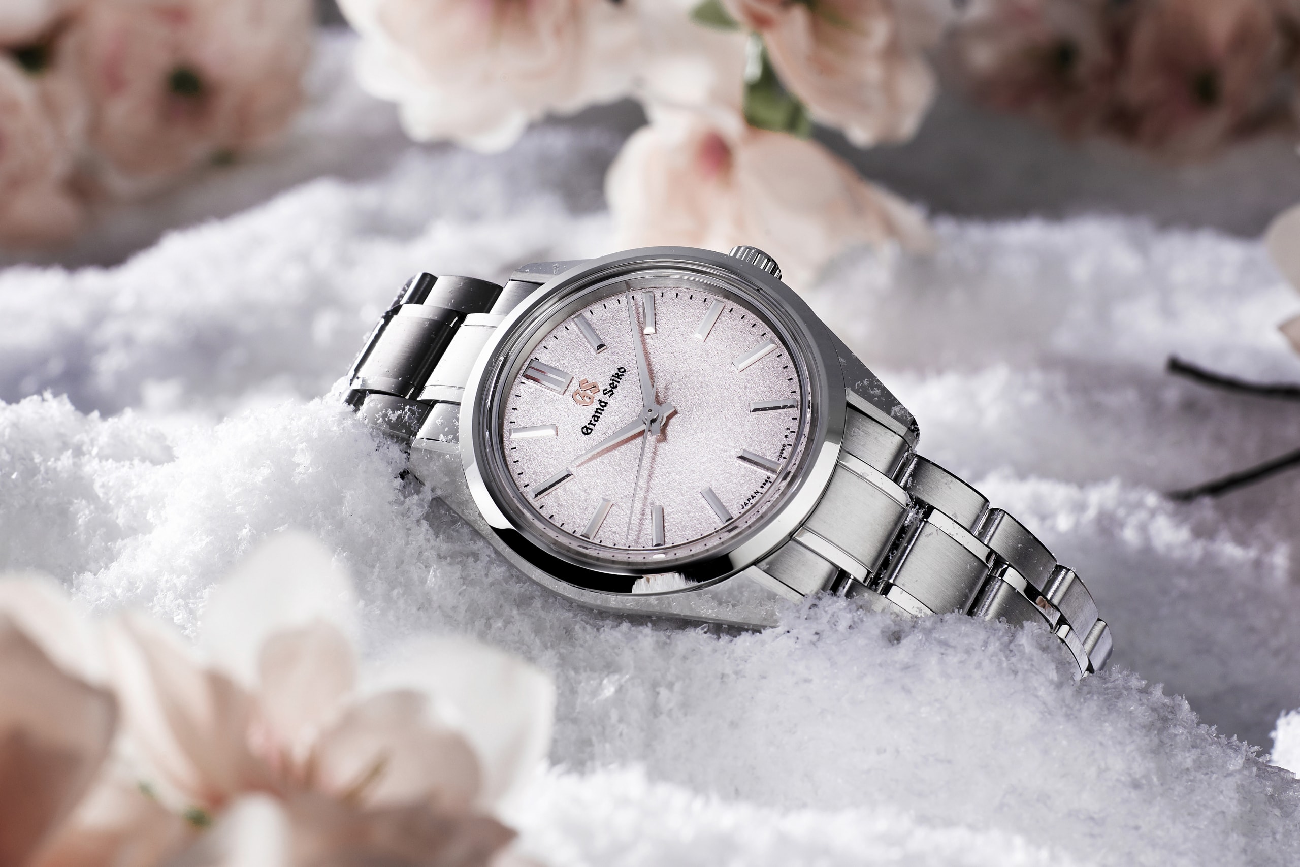 Grand Seiko Celebrates 55 Years of 44GS House Style With Slim Manual Winder Inspired by Japan in Springtime