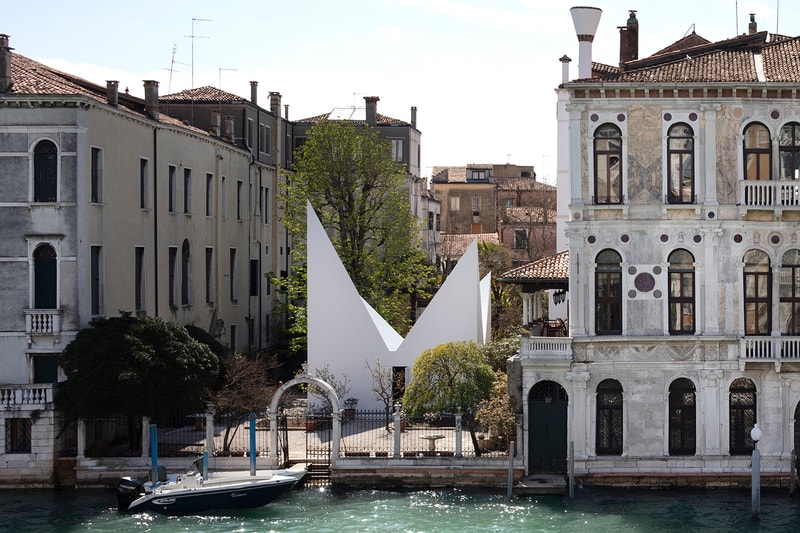 Stefano Boeri Installs Waterside Pavilion in Venice Hanji House Venice Bienalle 