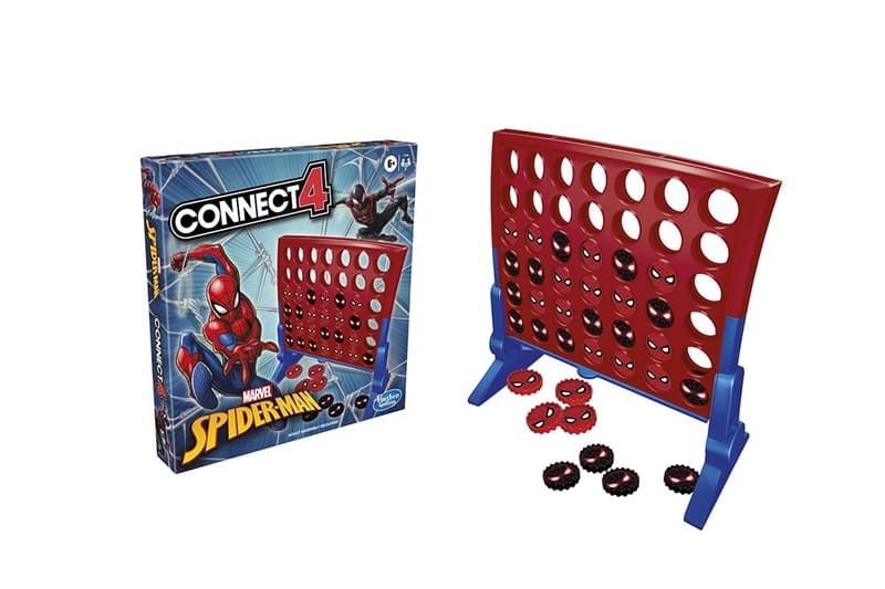 Hasbro Connect 4 marvel Spider-Man edition super heroes spider-man miles Morales Peter Parker milton bradley checkers
