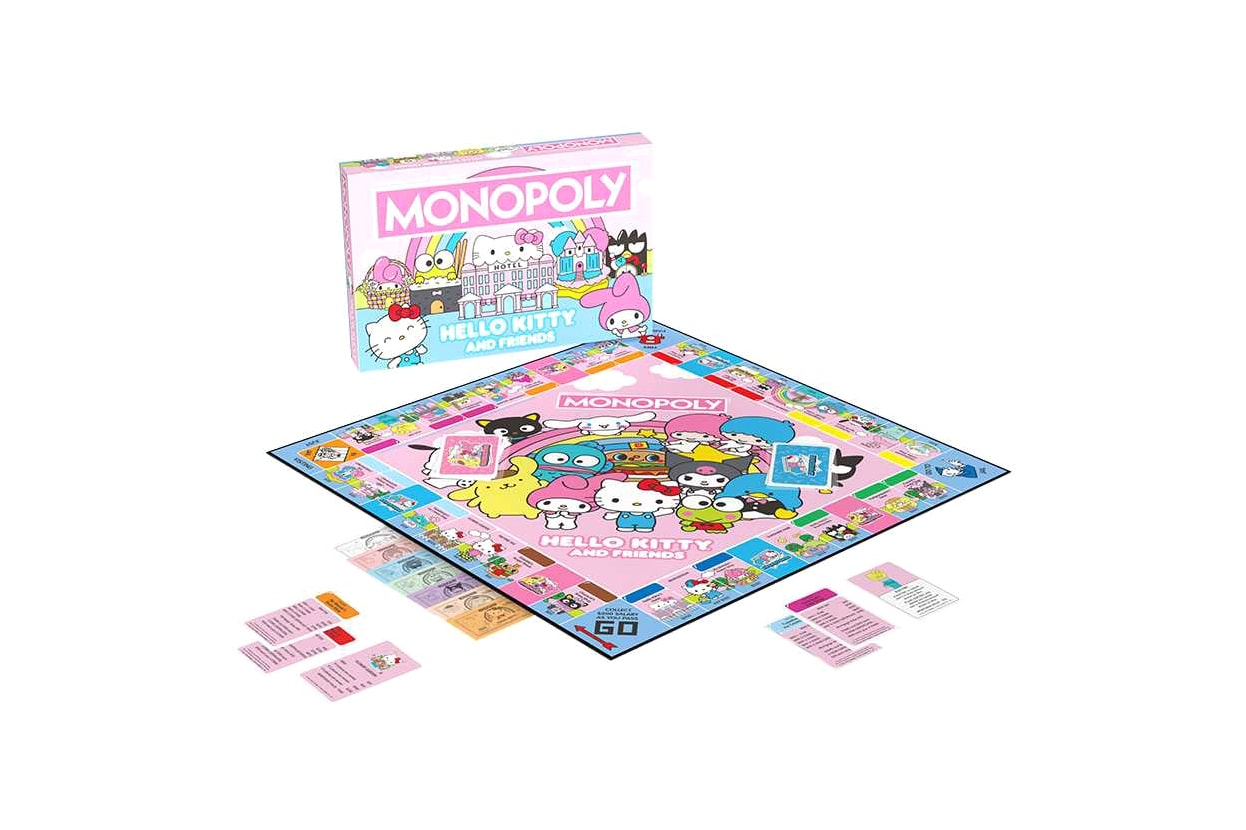 hasbro Sanrio Hello Kitty and Friends Monopoly release 