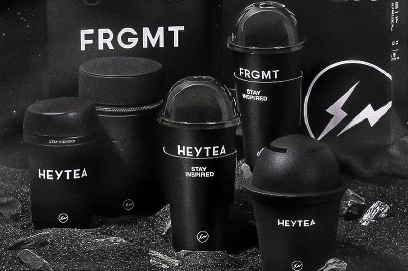 Hiroshi Fujiwara fragment design HEYTEA Collaboration Reveal Info Black