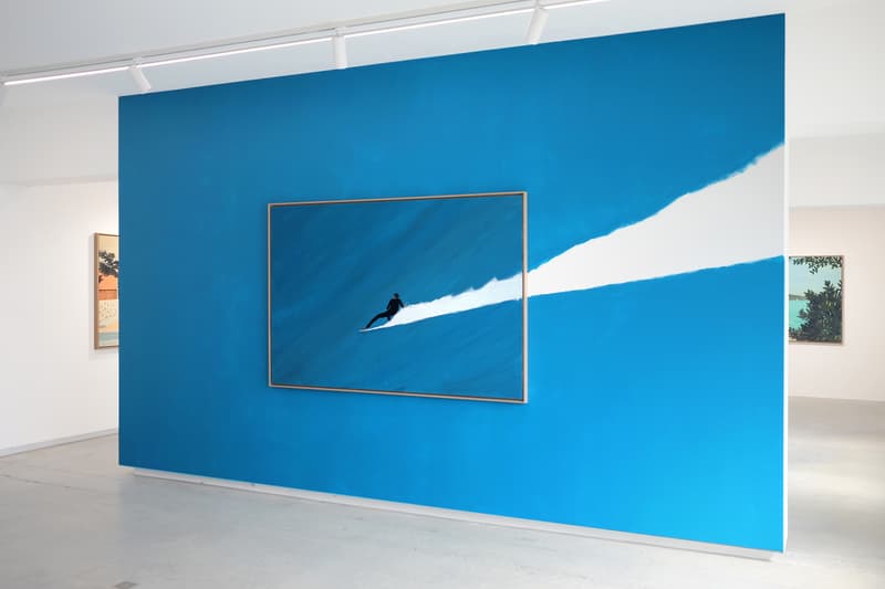 jean jullien bye bye blue alice gallery exhibition paintings illustration