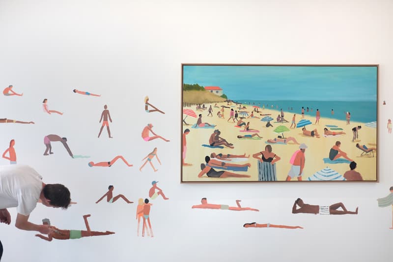 jean jullien bye bye blue alice gallery exhibition paintings illustration