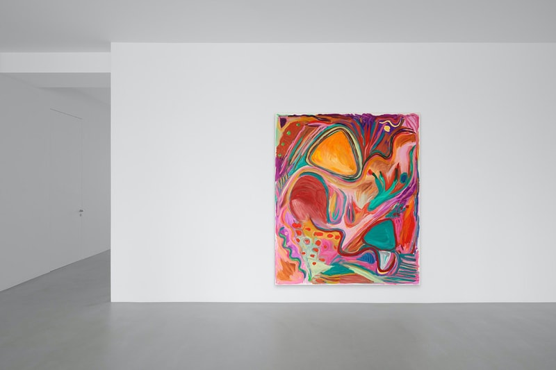 Josh Smith "Keyhole" Xavier Hufkens Art Exhibition