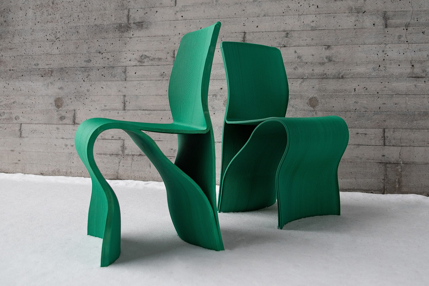 Discarded Fishing Nets Were Used to Create This 3D-Printed Chair by Interesting Times Gang