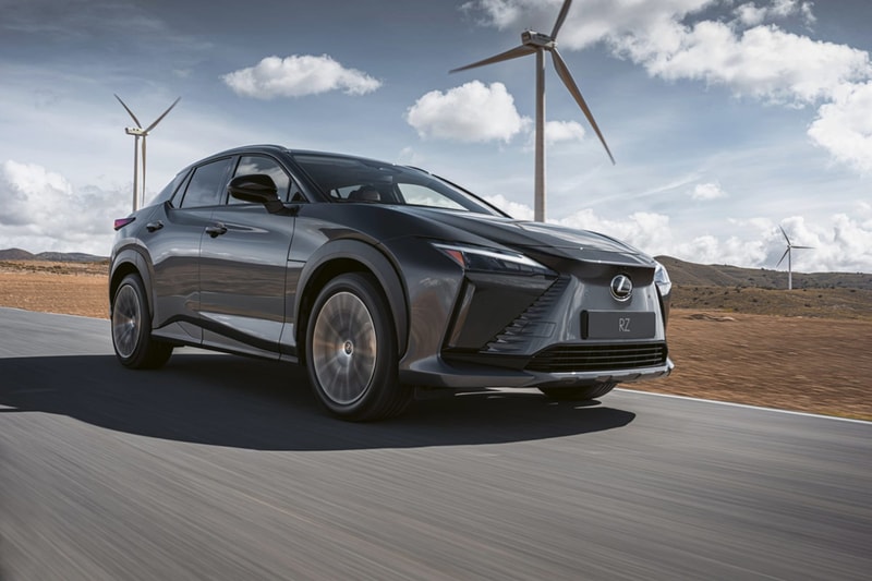 lexus 2023 rz 450e electric suv car vehicle e tnga platform toyota subaru direct4 motors powertrain battery