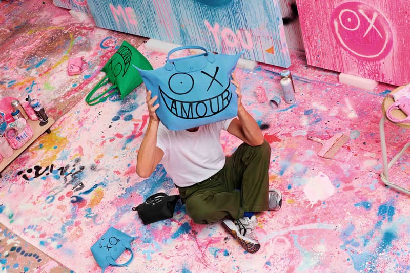 longchamp André Saraiva art artist collaboration fashion accessories handbag collection exclusive limited-edition