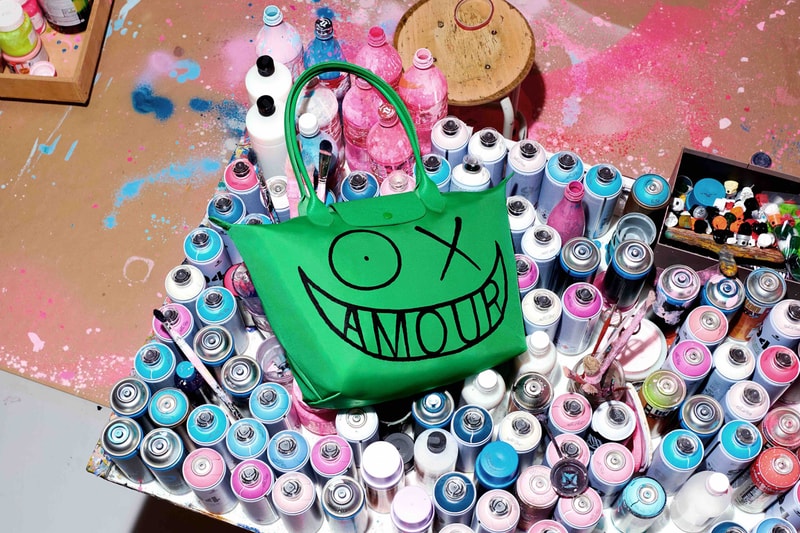 longchamp André Saraiva art artist collaboration fashion accessories handbag collection exclusive limited-edition 