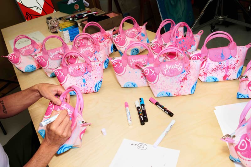 longchamp André Saraiva art artist collaboration fashion accessories handbag collection exclusive limited-edition