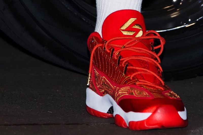 luka doncic air jordan 11 low ie pe red gold photos