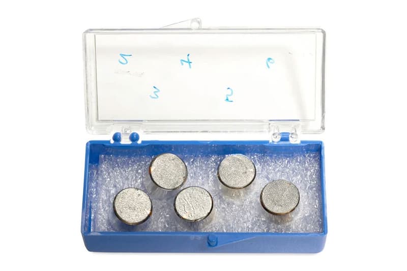 Bonhams Auctions Lunar Sample Collected By Neil Armstrong Taken during the Apollo 11 moon landing april 13 sputnik 1 capsules aluminum stubs price date news 