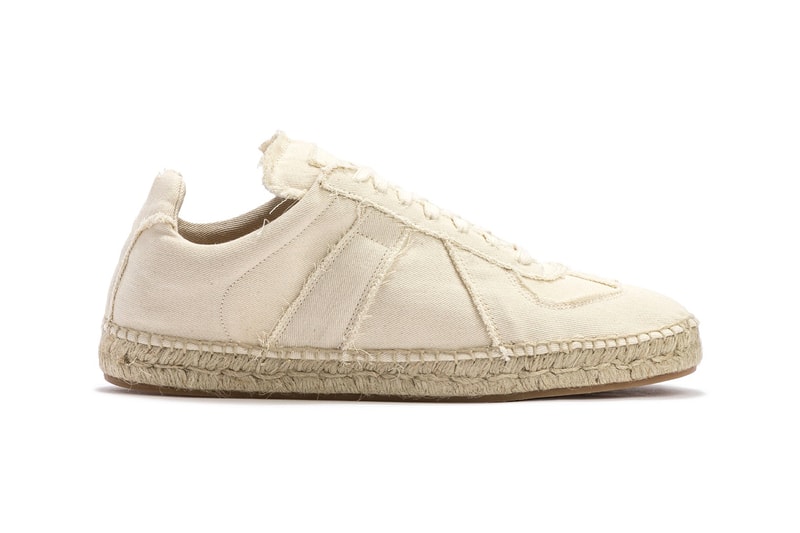 Maison Margiela Replica Espadrillas Canvas Rubber Ecru Single Stitch MM HBX Release Information