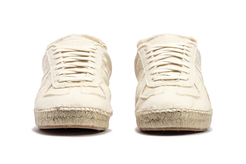 Maison Margiela Replica Espadrillas Canvas Rubber Ecru Single Stitch MM HBX Release Information