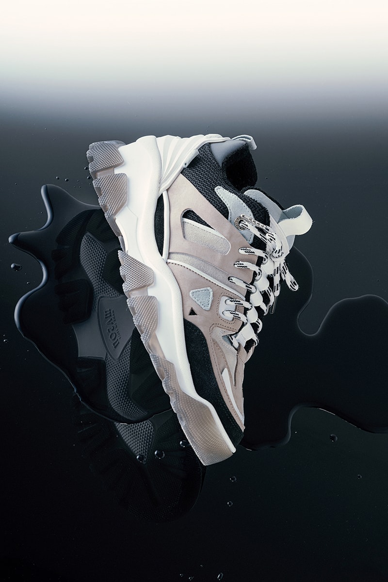 mason garments amsterdam sneakers footwear luxury premium leather colorways gold accents positivity campaign lookbook abstract 