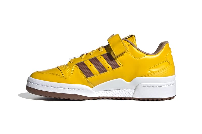 M&M's x adidas Originals Forum Low 84 Collaboration Eqt Yellow / Cloud White / Dark Brown GY1179 Release Information