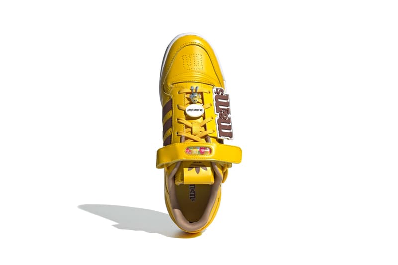 M&M's x adidas Originals Forum Low 84 Collaboration Eqt Yellow / Cloud White / Dark Brown GY1179 Release Information