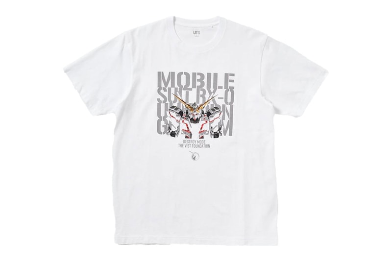 UNIQLO UT Mobile Suit Gundam SEED hathaway rx 78 2 steel black white dark red freedom release info
