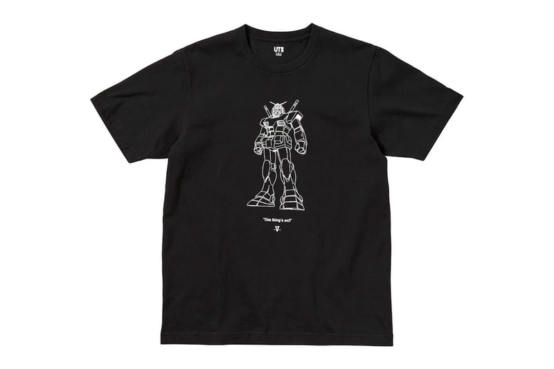 UNIQLO UT Mobile Suit Gundam SEED hathaway rx 78 2 steel black white dark red freedom release info
