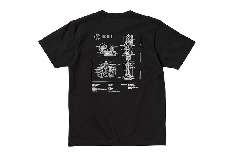 UNIQLO UT Mobile Suit Gundam SEED hathaway rx 78 2 steel black white dark red freedom release info