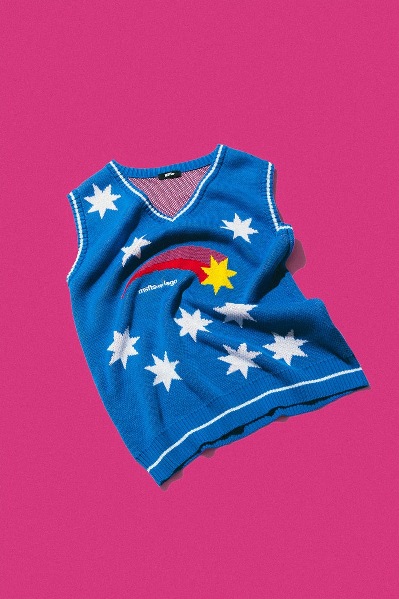 MSFTSrep Trippy Summer 2022 Collection HBX Release Info Buy Price Knit Vest Crewneck Hoodie Jeans Strips Psychedelic Magic Mushroom Jaden Smith Willow