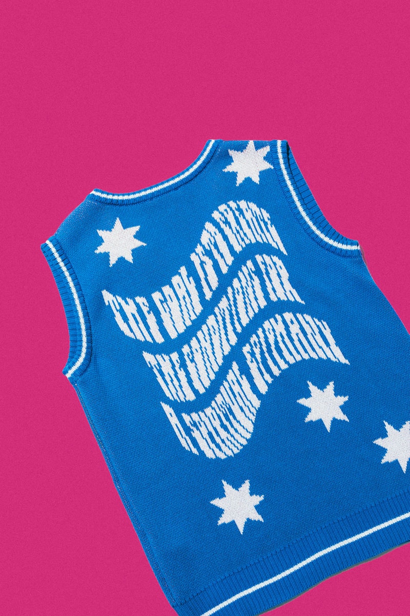 MSFTSrep Trippy Summer 2022 Collection HBX Release Info Buy Price Knit Vest Crewneck Hoodie Jeans Strips Psychedelic Magic Mushroom Jaden Smith Willow