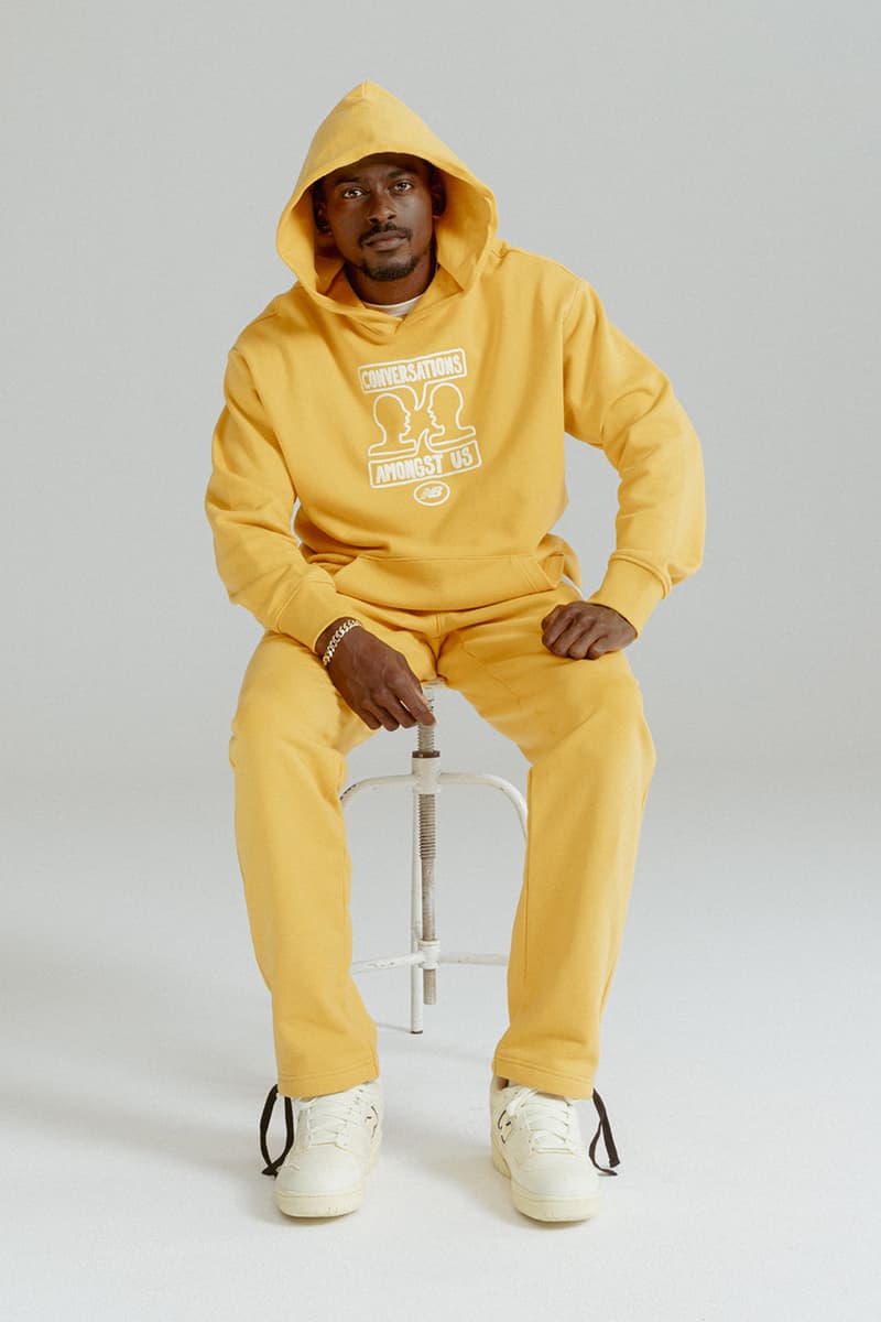 new balance Conversation Amongst Us Collection 2002r 550 joe freshgoods creative director tees fleece hoodie crewneck pants