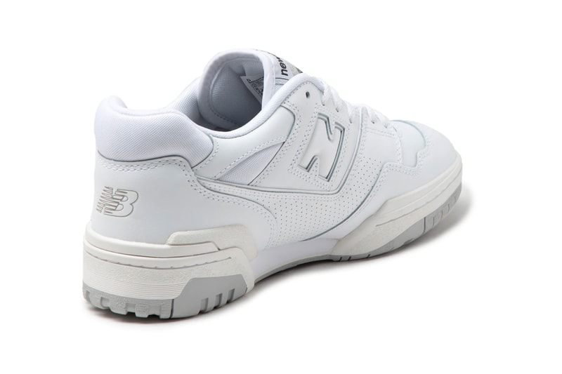 New Balance 550 White Gray bb550pb1 Release Information Minimal Modern Sneaker Drops 