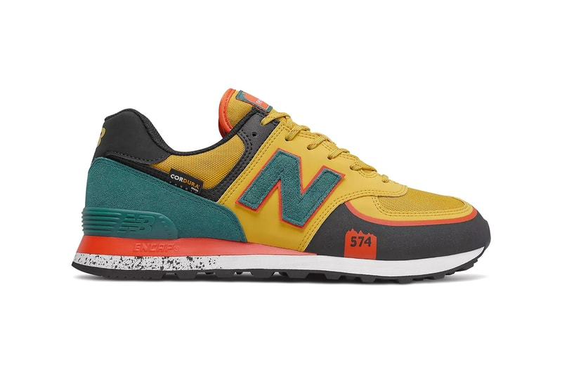 New Balance 574T "Harvest Gold/Blaze" Release Information sneaker
